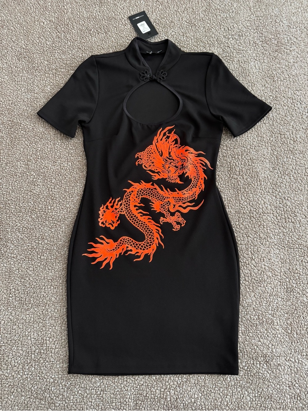 🔥 Fashion Nova “Puff Of Fire Dragon” Mini Dress 🔥